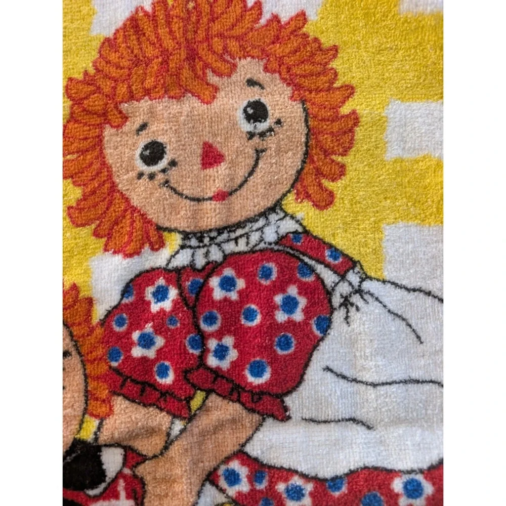 Raggedy Ann & Andy Hand Dish Towel Wamsutta 25
